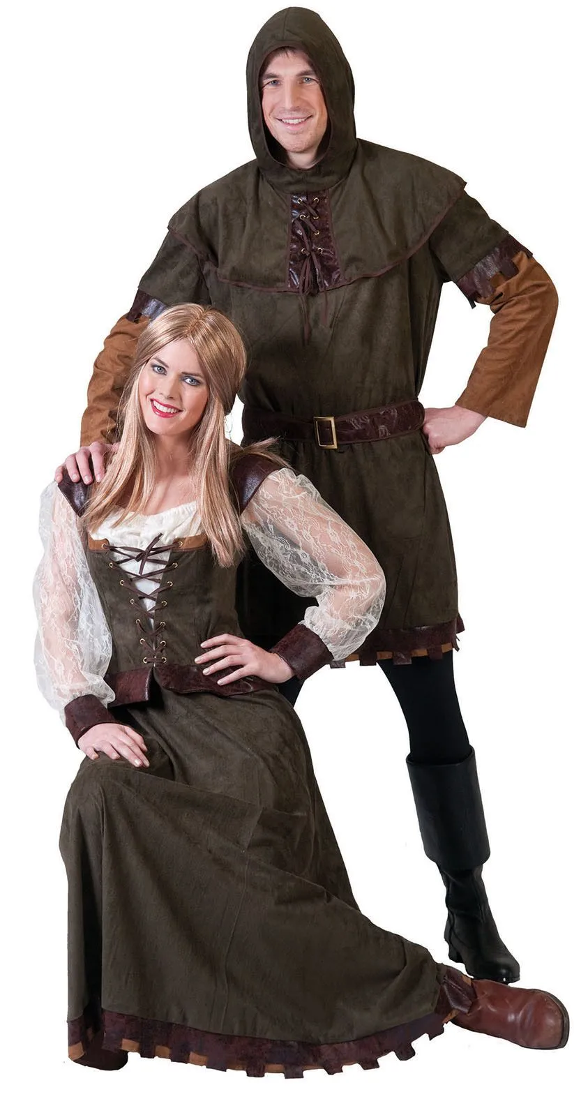 Robin Hood De Armenhelper Jurk Vrouw 2 Robin Hood De Armenhelper Jurk Vrouw - Afbeelding 2