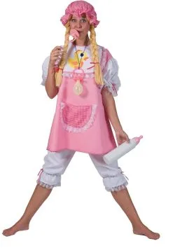 Grote Zuurstok Roze Baby Vrouw Kostuum