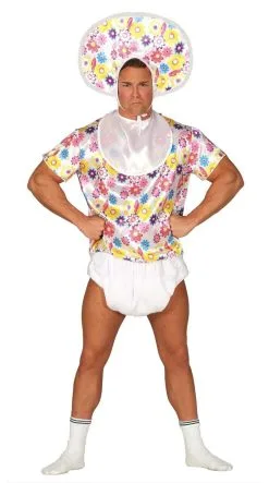 Elke Vent Is Een Grote Baby Man Kostuum