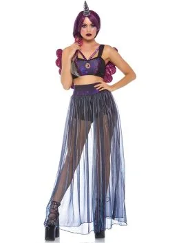 Mystieke Gevleugelde Eenhoorn Vrouw Kostuum