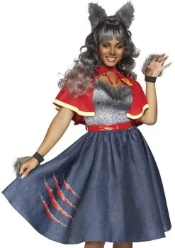 Charmante Teen Wolf Halloween Weerwolf Vrouw Kostuum