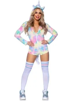 Fantastische Fantasie Eenhoorn Tie Dye Vrouw Kostuum -Toga Winkel leg 2022 87101 101 3 3