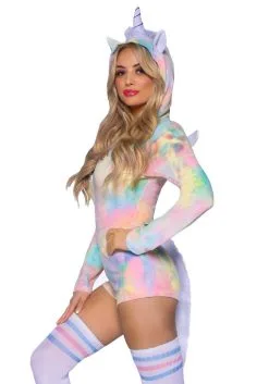 Fantastische Fantasie Eenhoorn Tie Dye Vrouw Kostuum -Toga Winkel leg 2022 87101 101 5 3