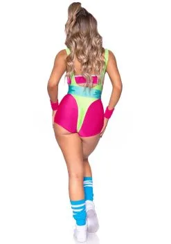 Jaren 90 Workout Fitgirl Vrouw Kostuum -Toga Winkel leg 2022 87125 101 4 5