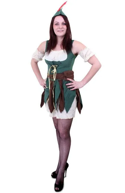 Robin Hood Uit Het Bos Dames Vrouw Kostuum 1 Robin Hood Uit Het Bos Dames Vrouw Kostuum