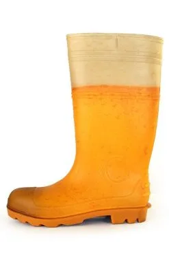 Regenlaarzen Goud Gele Rakker Bier