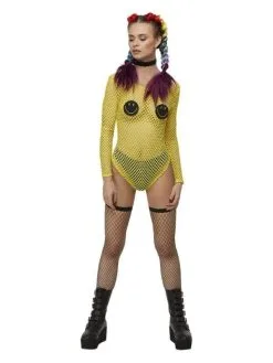 Smiley Rave Bodysuit Vrouw