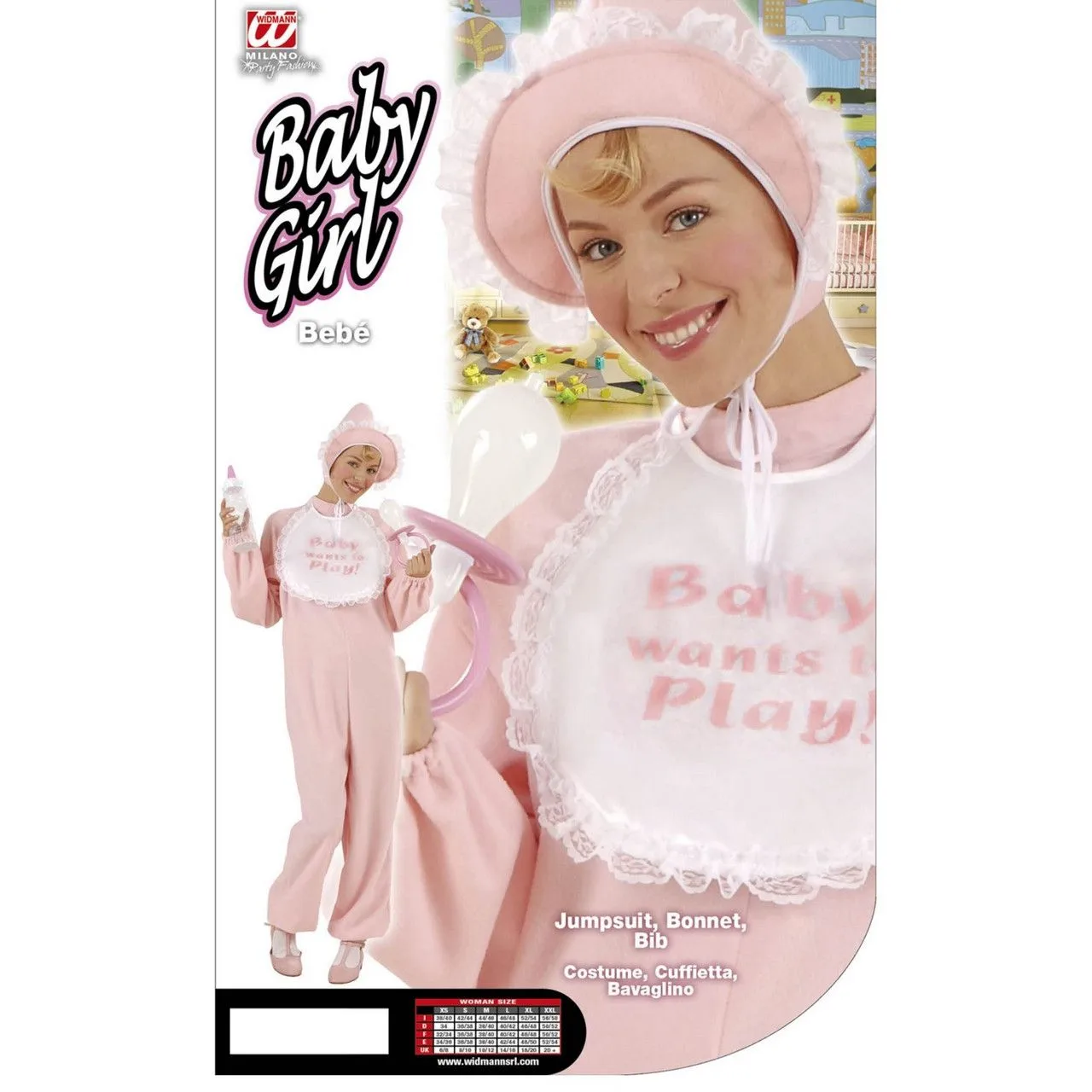 Baby Meisje Big Baby Kostuum Vrouw 2 Baby Meisje Big Baby Kostuum Vrouw - Afbeelding 2