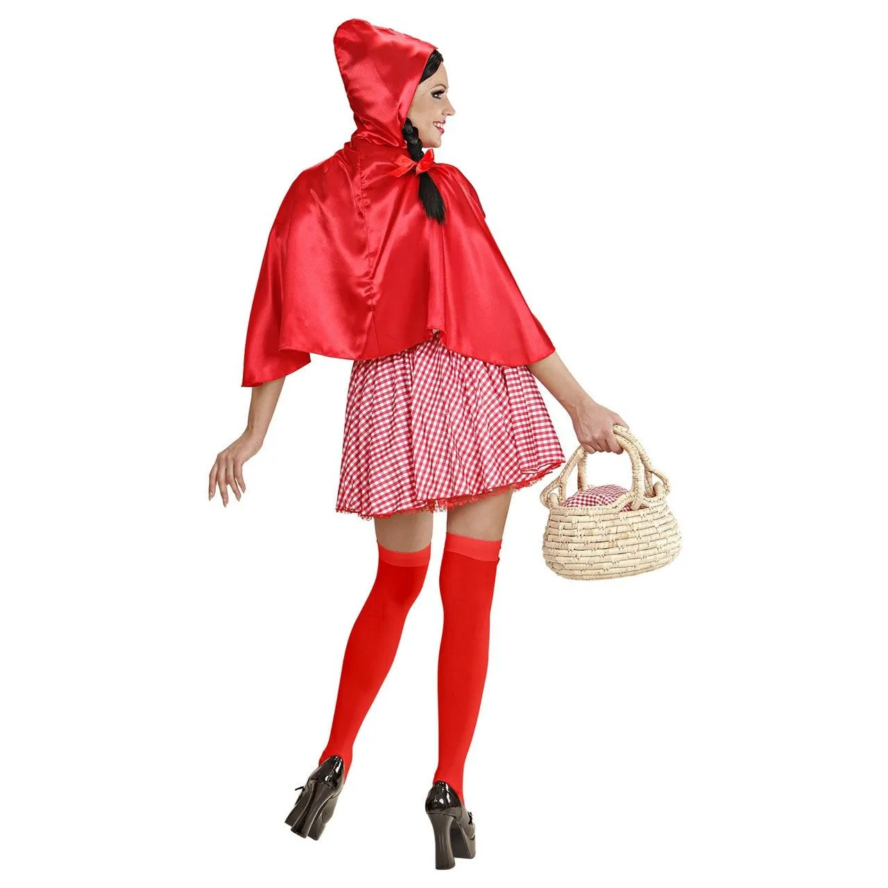 Roodkapje Evergreen Kostuum Vrouw 2 Roodkapje Evergreen Kostuum Vrouw - Afbeelding 2