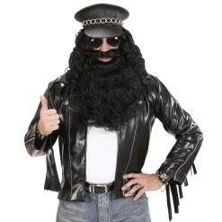 Rocker Jas Lederlook Met Franjes Man -Toga Winkel wdm1014 7065 c 11