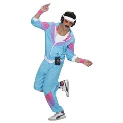 Fout Blauw New Kids 80s Trainingpak Volwassen Kostuum -Toga Winkel wdm1014 9887 d 13