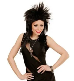 Punk Armband Zilver / Zwart Met Nagels -Toga Winkel wdm1516 03562 e