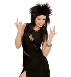 Punk Armband Zilver / Zwart Met Nagels -Toga Winkel wdm1516 03562 f