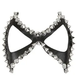 Mistress Oogmasker Zwart Sm Met Nagels