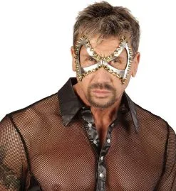 Mistress Oogmasker Zilver Sm Met Nagels -Toga Winkel wdm1516 03624 c 1