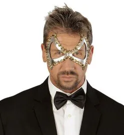 Mistress Oogmasker Zilver Sm Met Nagels -Toga Winkel wdm1516 03624 e 1