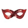 Erotica Oogmasker Pailletten, Rood