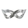 Erotica Oogmasker Pailletten, Zilver