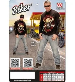 Terror Mc Biker Shirt Man -Toga Winkel wdm1516 49002 e 5