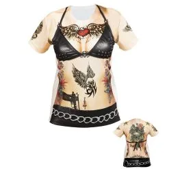 Tattoo Shirt Rocker / Biker Nadja Vrouw -Toga Winkel wdm 2017 986d 3 13