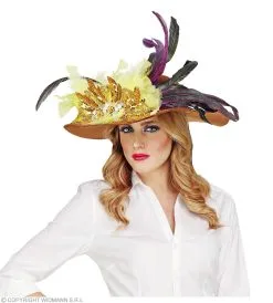 Bruine Hippie Hoed Brede Rand -Toga Winkel wdm 2018 68581 4 1