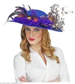 Blauwe Hippie Hoed Brede Rand -Toga Winkel wdm 2018 68582 4 2