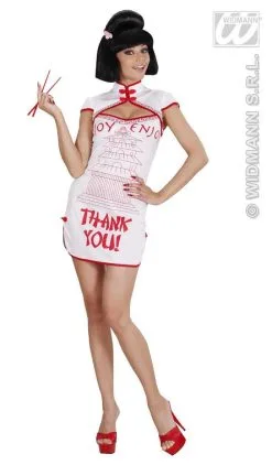 Afhaal Chinese Vrouw Kostuum