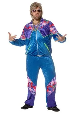 Jogging 80s Pink Trainer Man Kostuum -Toga Winkel wlb2016 5293 4 5