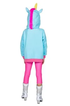 Mythisch Fabeldier Blauwe Eenhoorn Hoodie Kind -Toga Winkel wlb2019 3269b 3 10