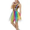 Glinsterend Regenboog Festival Vrouw Kostuum