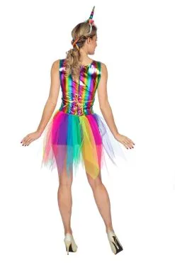 Glinsterend Regenboog Festival Vrouw Kostuum -Toga Winkel wlb2019 4443 3 16