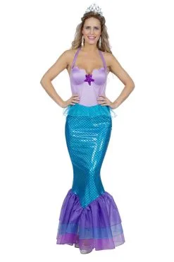 Vissenstaart Zeemeermin Stille Zuidzee Vrouw Kostuum