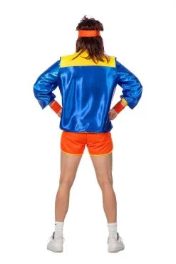 Retro Jaren 80 Disco Fitness Man Kostuum -Toga Winkel wlb2021 5853 3 18
